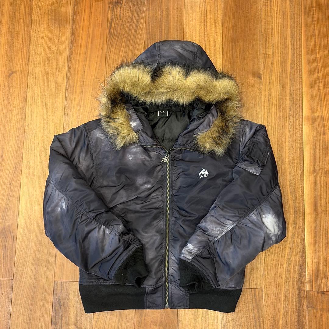 ANTIMID FLIGHT JACKET Sサイズ　ファー付きダウン