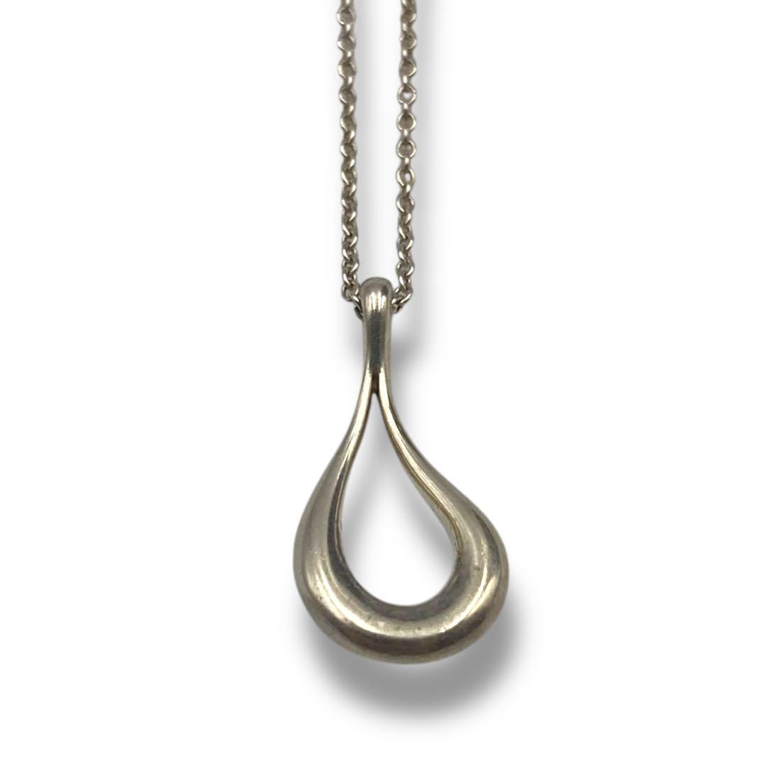 極美品 Tiffany&Co. ティファニー ネックレス ティアドロップ 925