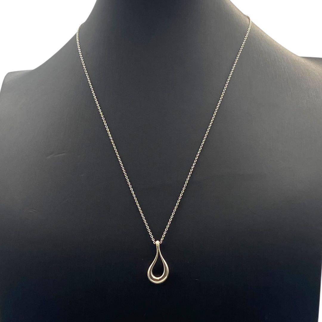 極美品 Tiffany&Co. ティファニー ネックレス ティアドロップ 925