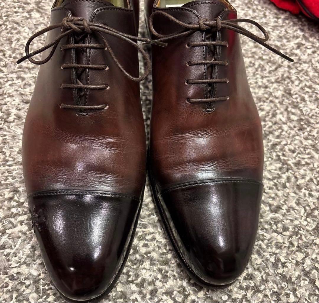 【廃番、美品】 ベルルッティ ダークブラウンUK7