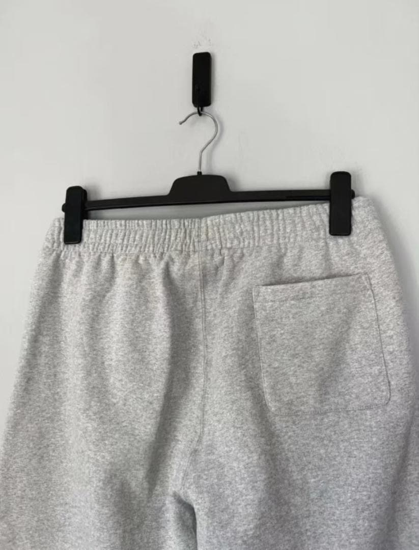 シュプリーム サテン アップリケ スウェットパンツ グレー Sサイズ