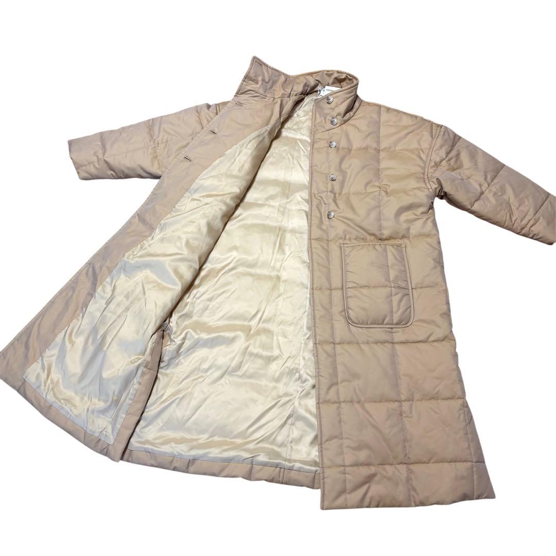 【未使用タグ付き】caveza rosso スクエアキルティングロングコート