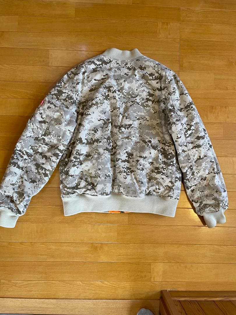 Supreme 迷彩 MA-1 フライトジャケット M デジカモ