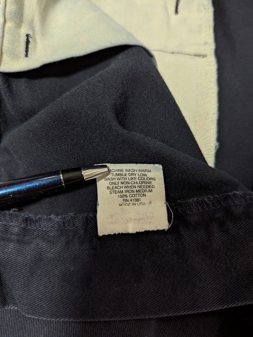 USA製　90s　ポロラルフローレン　ポロチノ　ネイビー　ANDREW PANT