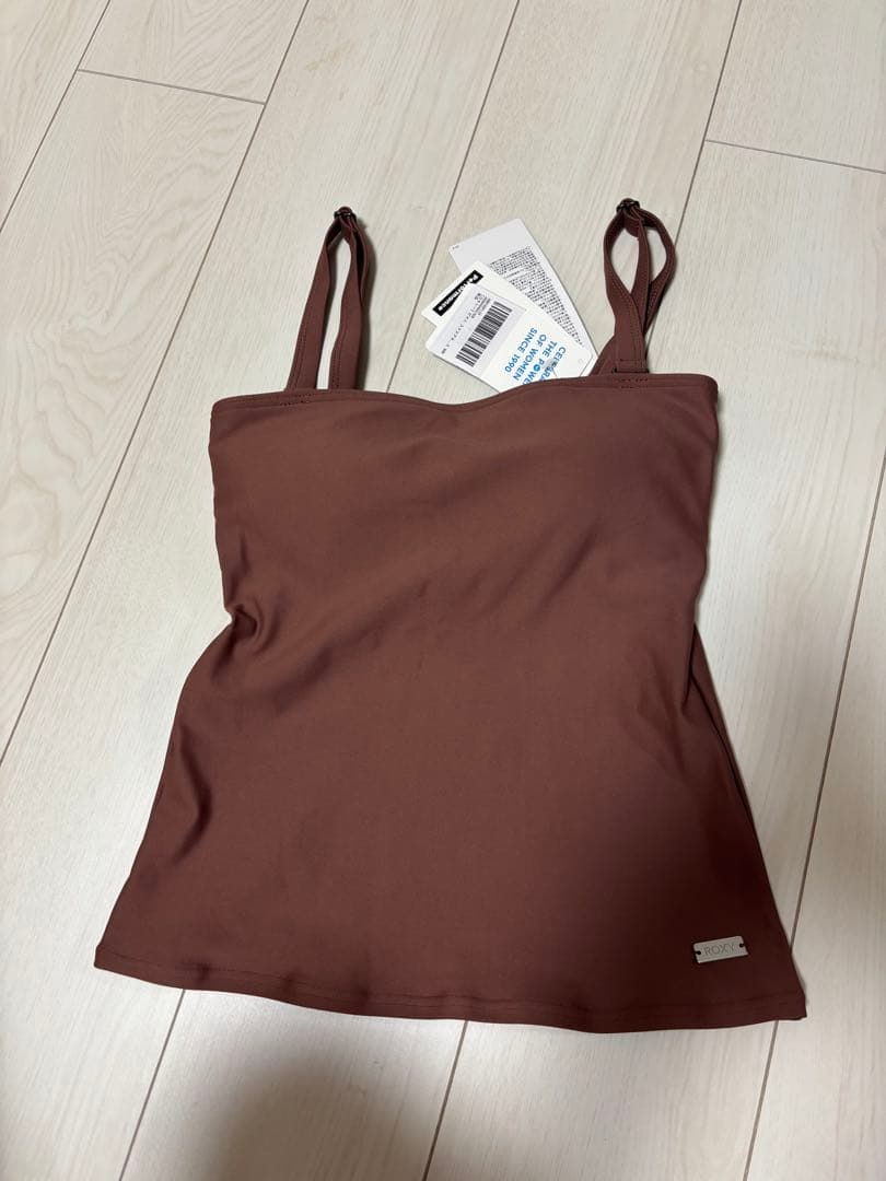 ロキシーブラウン セパレート水着 タンクトップとショーツ
