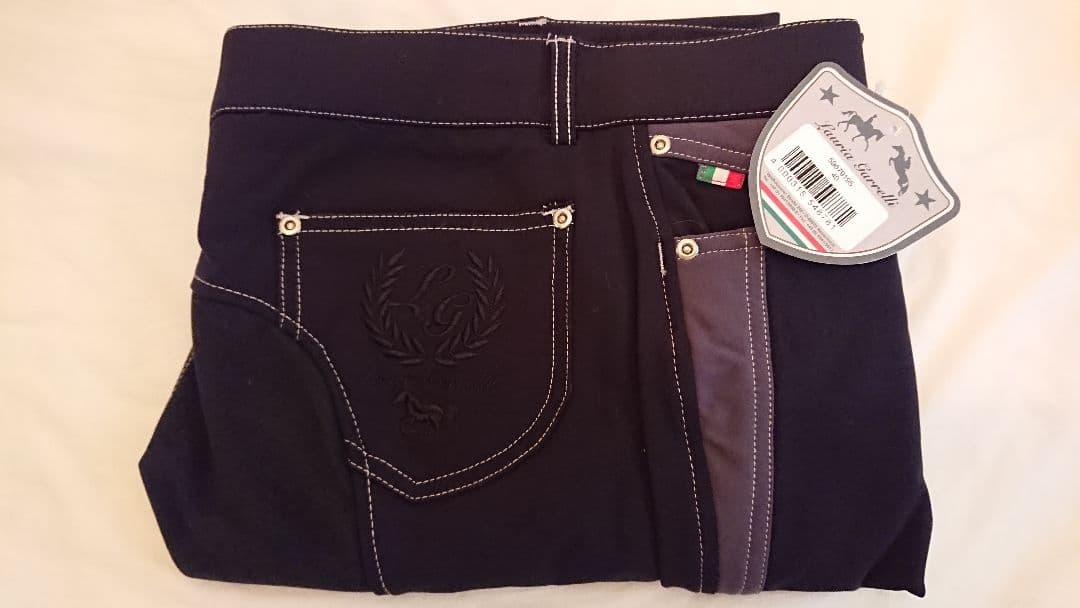 Lauria Garrelli 乗馬 キュロット ブラック EU40 新品