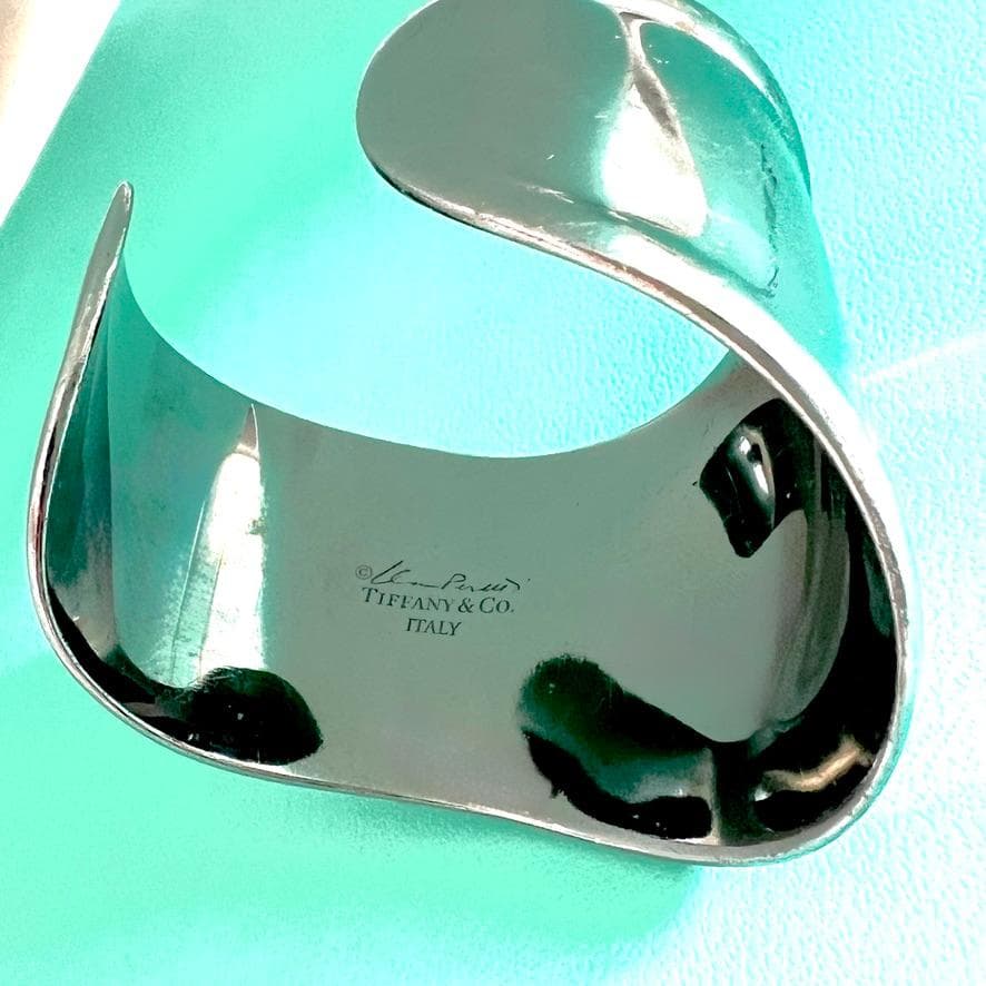 良品★Tiffany★ボーンカフ★右手★エルサペレッティ★バングル