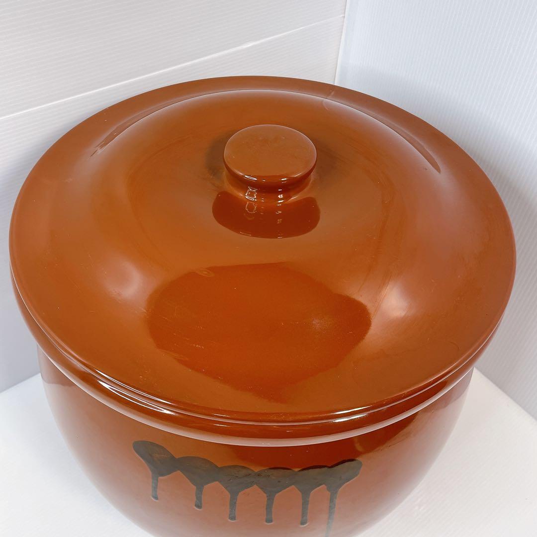 【未使用】久松 漬物容器 蓋付半胴瓶 20号 A27 トコナメヤキ