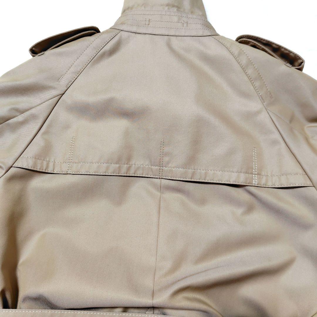 アクアスキュータム　トレンチコート　ロング丈　ブルーライナー　クラブチェック