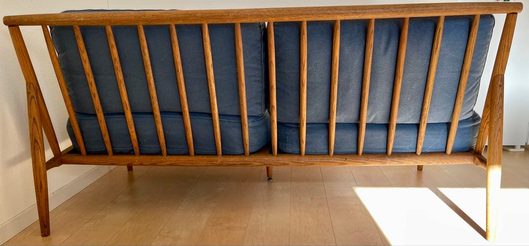 モモナチュラル　クラウドソファー　2人掛け