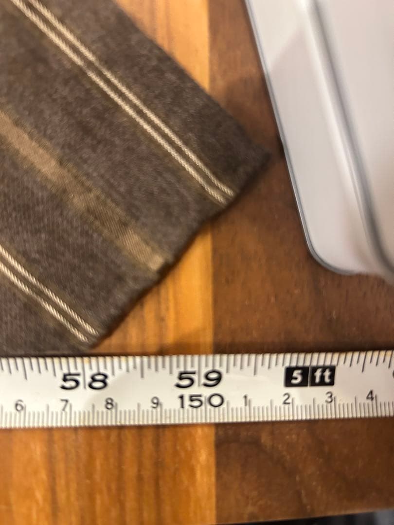 Alto Vannucci ブラウンストライプ ネクタイ