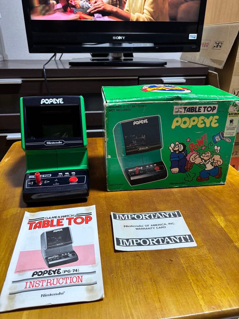 任天堂 LSI FLポパイ テーブルトップゲーム