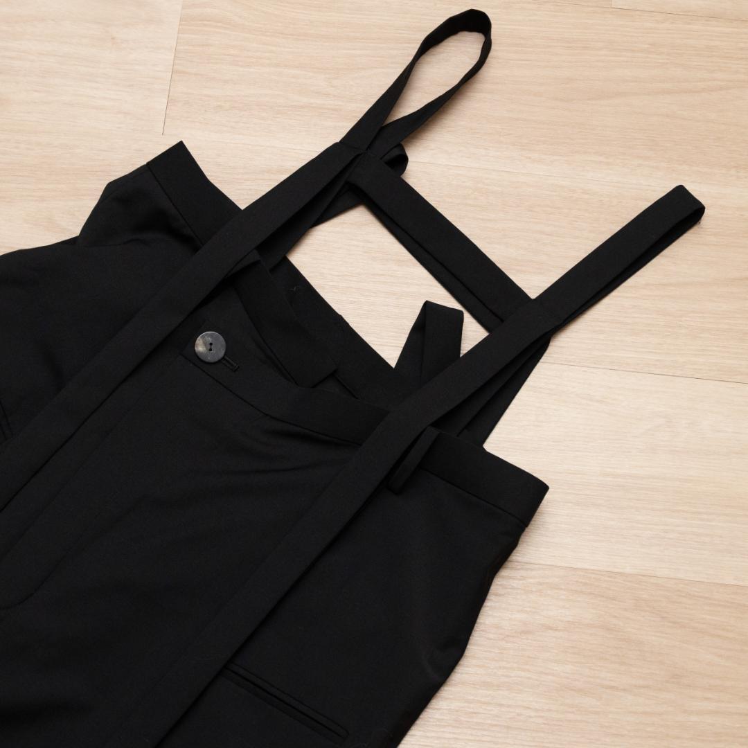 ENFOLDサロペット　オーバーオール　ブラック　黒