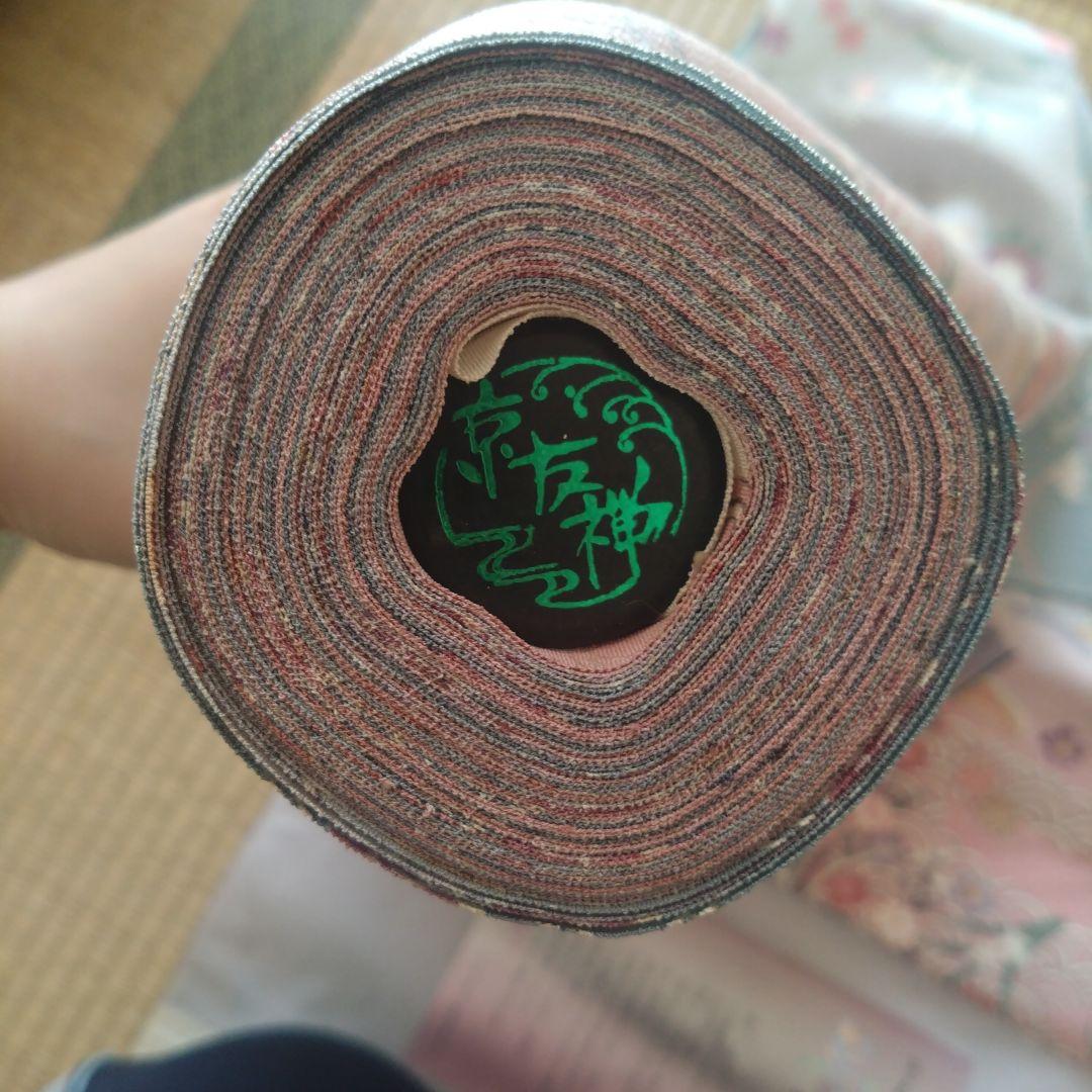 正絹　友禅　小紋　反物