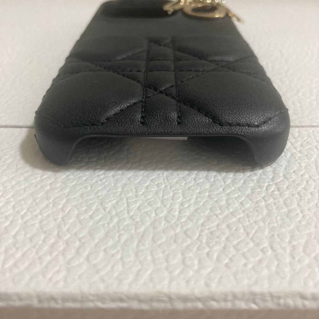 【新機種・超美】Dior　LADY DIOR　iPhone15proケース　羊革