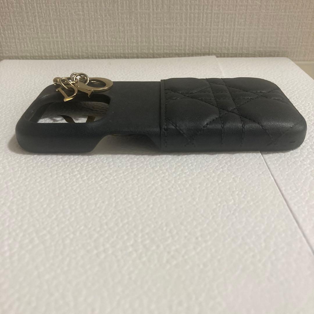 【新機種・超美】Dior　LADY DIOR　iPhone15proケース　羊革