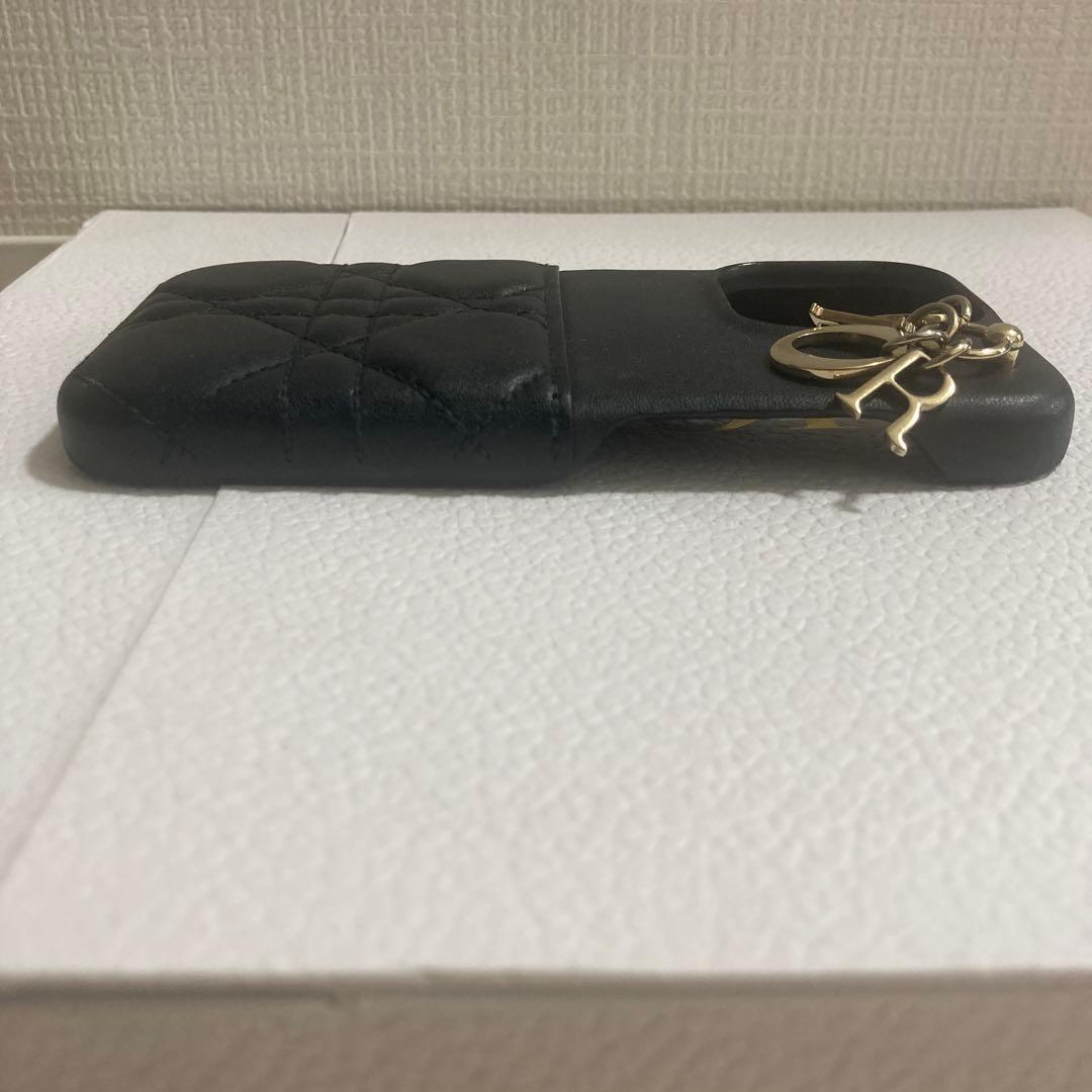 【新機種・超美】Dior　LADY DIOR　iPhone15proケース　羊革