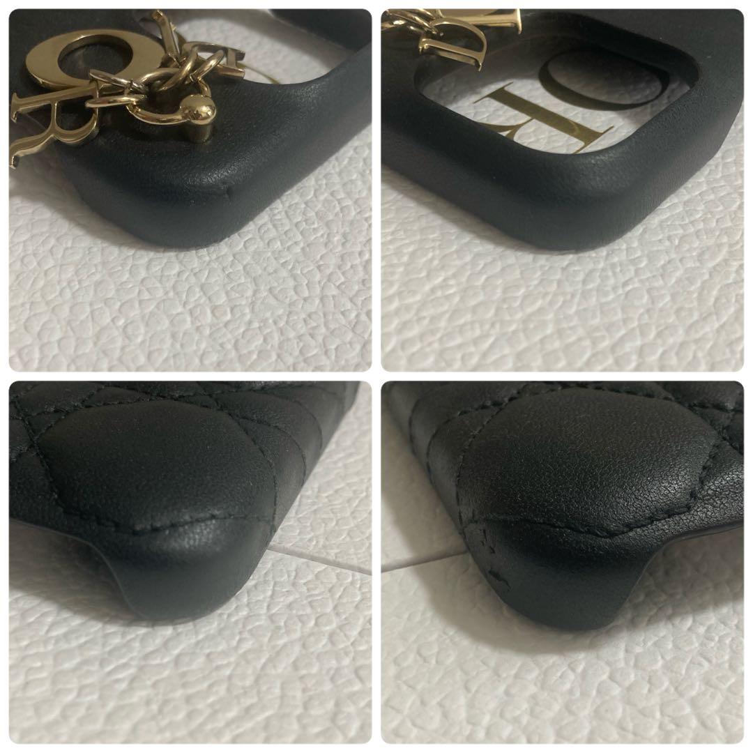 【新機種・超美】Dior　LADY DIOR　iPhone15proケース　羊革