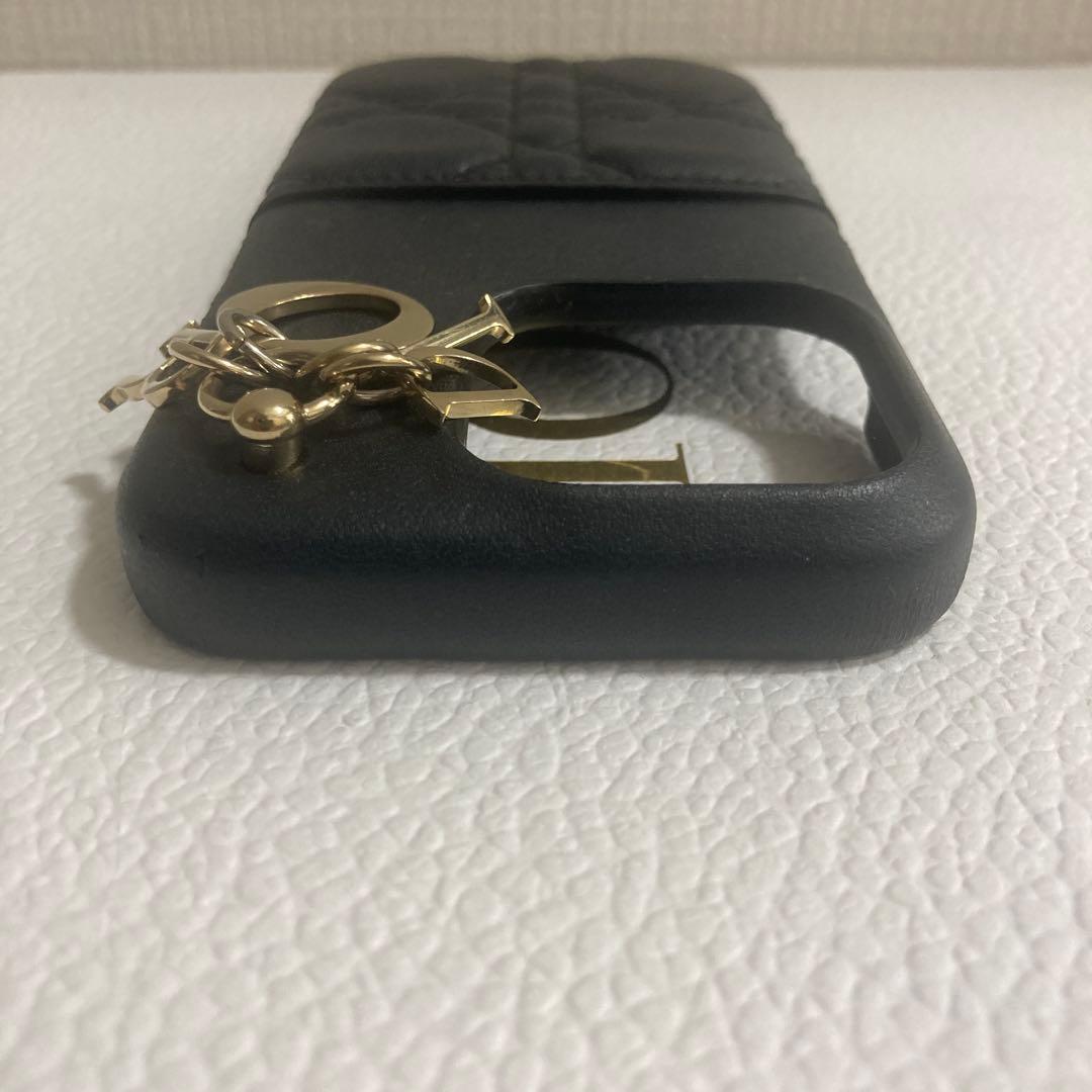 【新機種・超美】Dior　LADY DIOR　iPhone15proケース　羊革