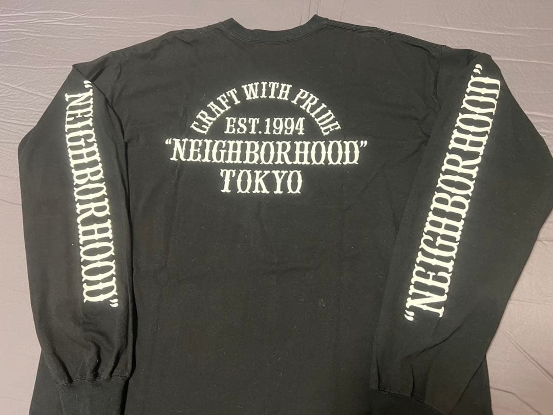 NEIGHBORHOOD ブラック ロングスリーブ ネイバーフッド L