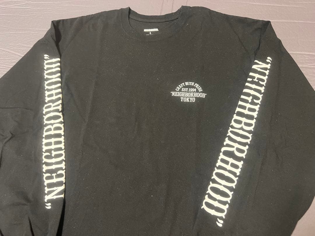 NEIGHBORHOOD ブラック ロングスリーブ ネイバーフッド L