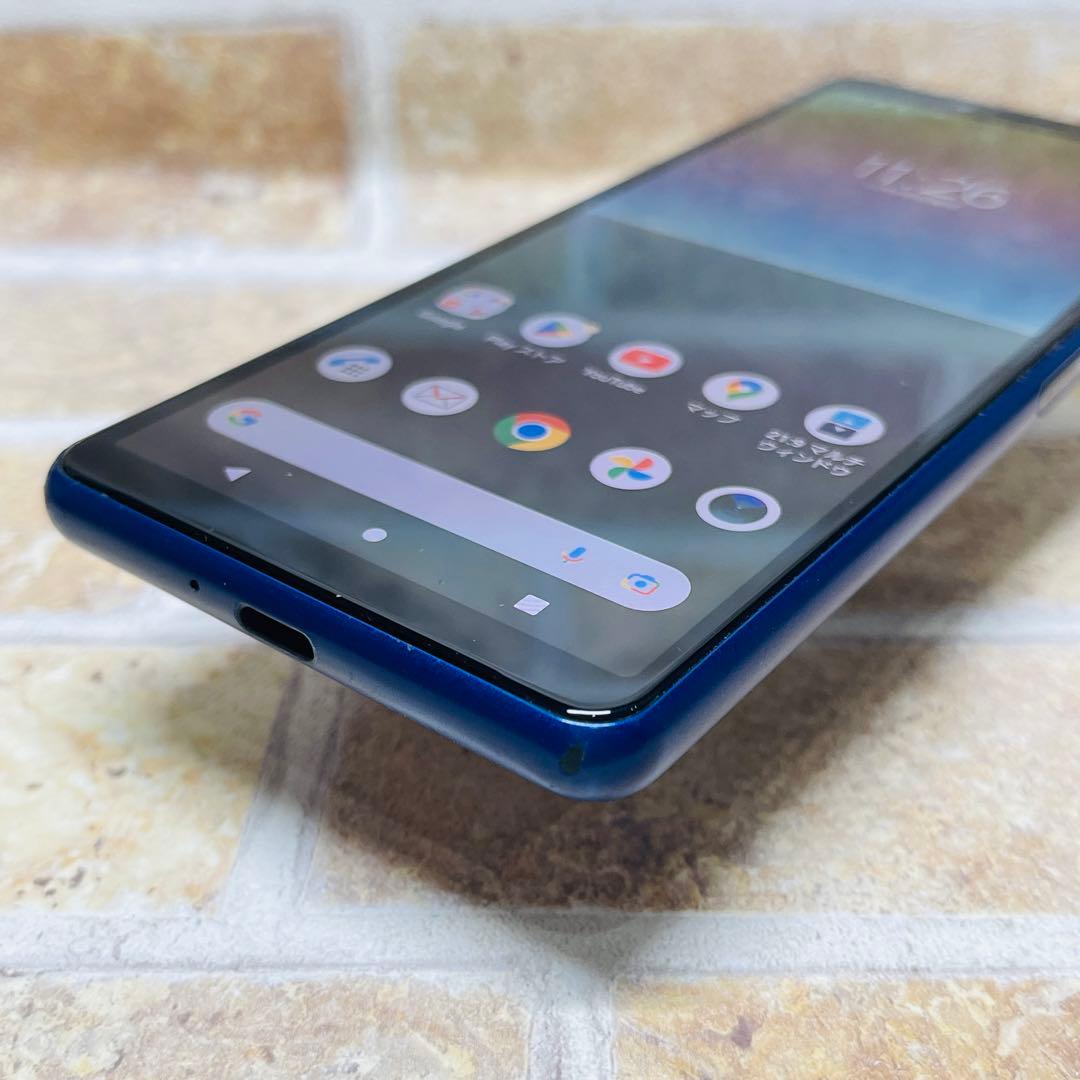 SIMフリー Xperia 10 Ⅱ 64GB ブルー 電池良好