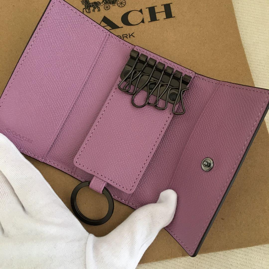 新品★コーチ COACH 定価17,600円 レザー 6連キーケース