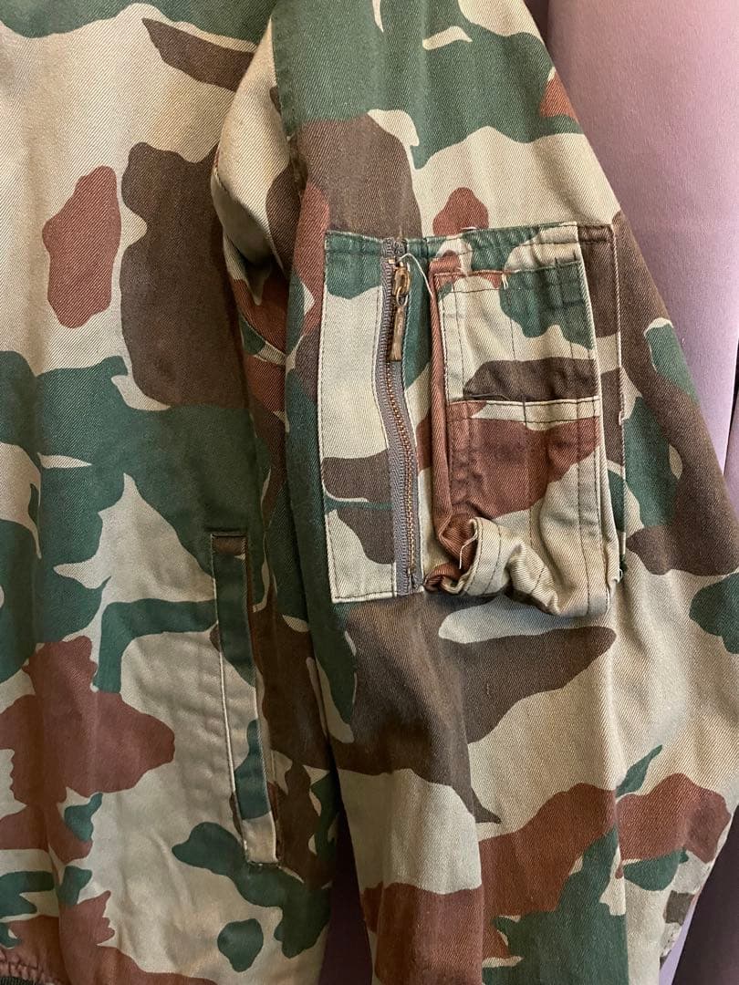 陸上自衛隊 リバーシブル 迷彩 無地 防寒ジャンパー 2型迷彩 PX品