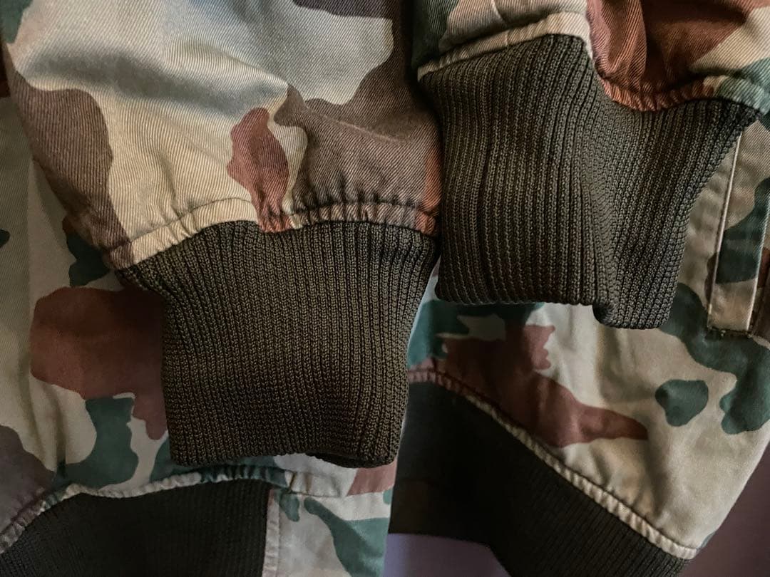 陸上自衛隊 リバーシブル 迷彩 無地 防寒ジャンパー 2型迷彩 PX品