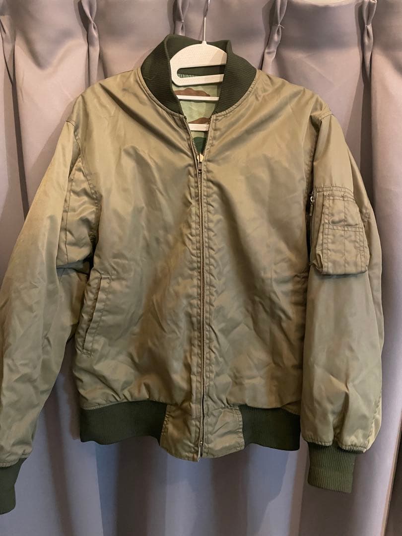 陸上自衛隊 リバーシブル 迷彩 無地 防寒ジャンパー 2型迷彩 PX品