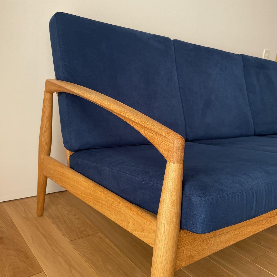 ペーパーナイフソファ　3シーター　宮崎椅子製作所