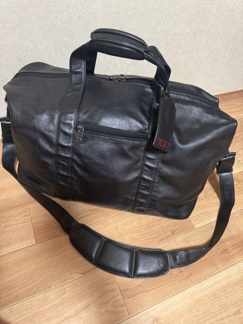 【希少美品】TUMIオールレザー ボストンバッグ 黒　92149D4