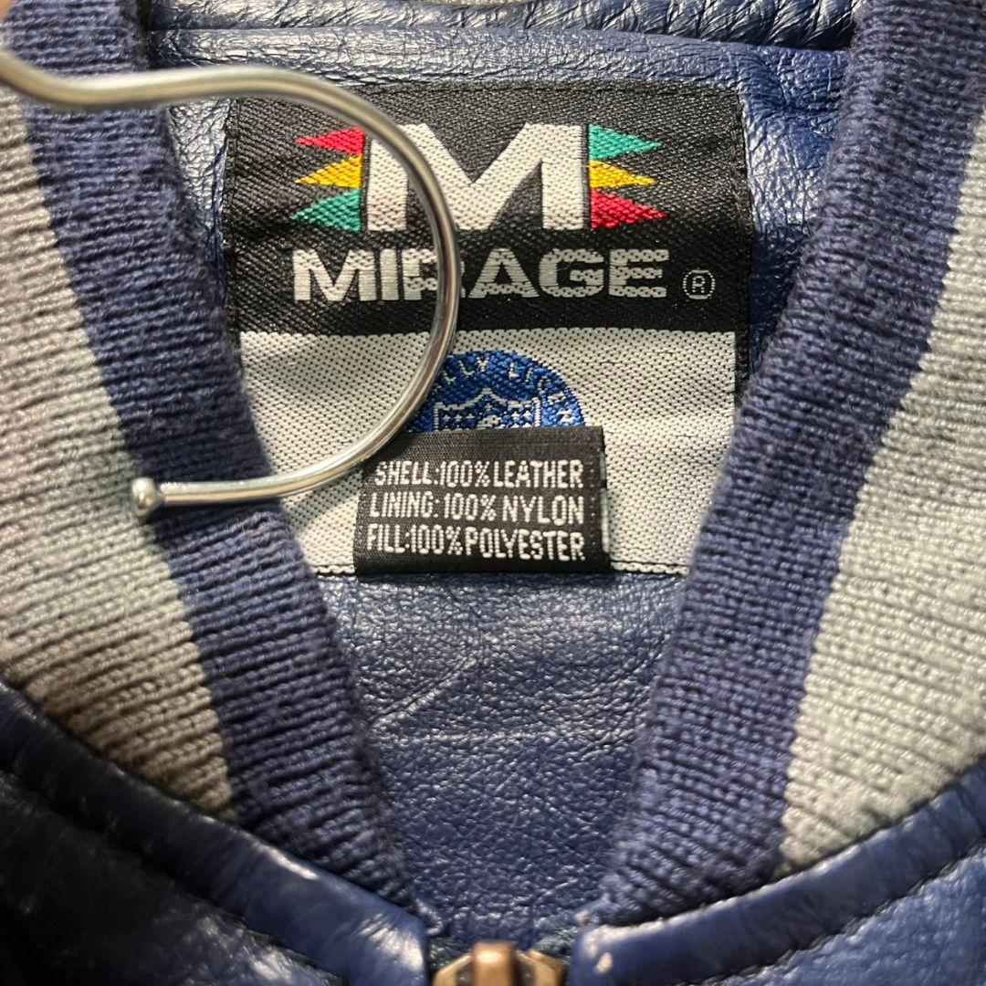 90s NFL COWBOYS ダラスカウボーイズ オールレザースタジャン 本革