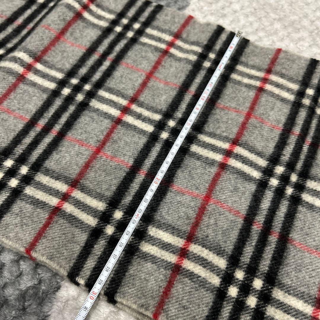 Burberrys チェック柄マフラー ウール100%