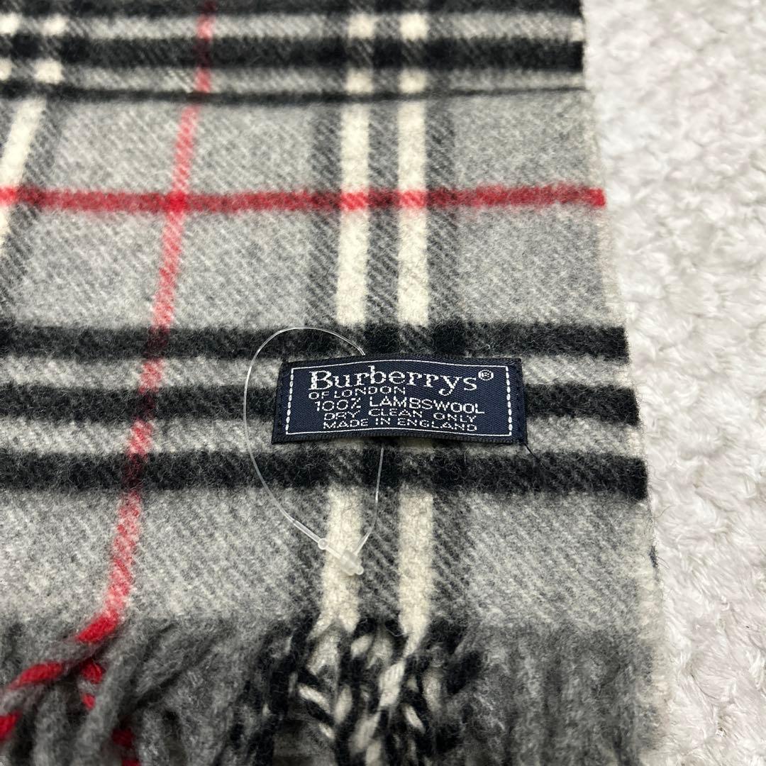 Burberrys チェック柄マフラー ウール100%