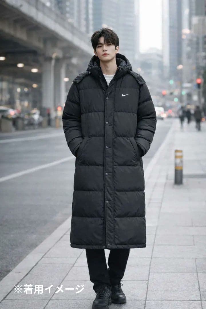 【軽量ダウン】NIKE　ナイキ　ベンチコート　M