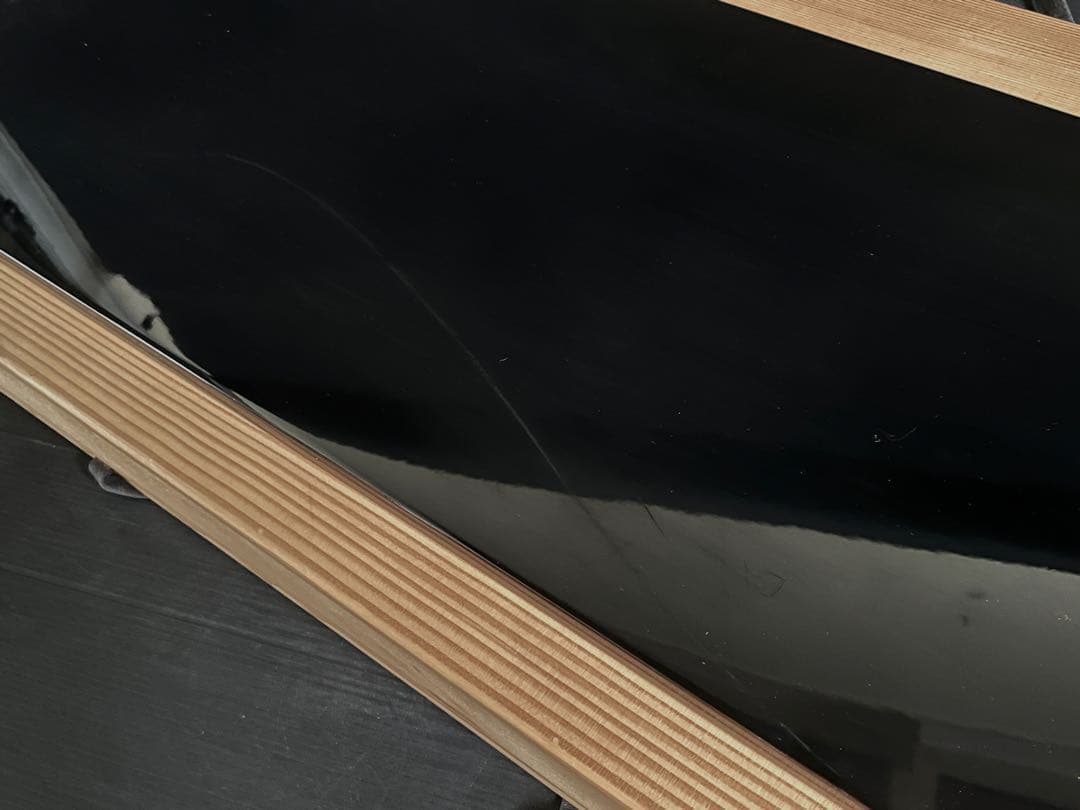 『母』 真塗 長板 塗師 表阿弥 一双炉用 風炉用 共箱 茶道具 （212⑦）