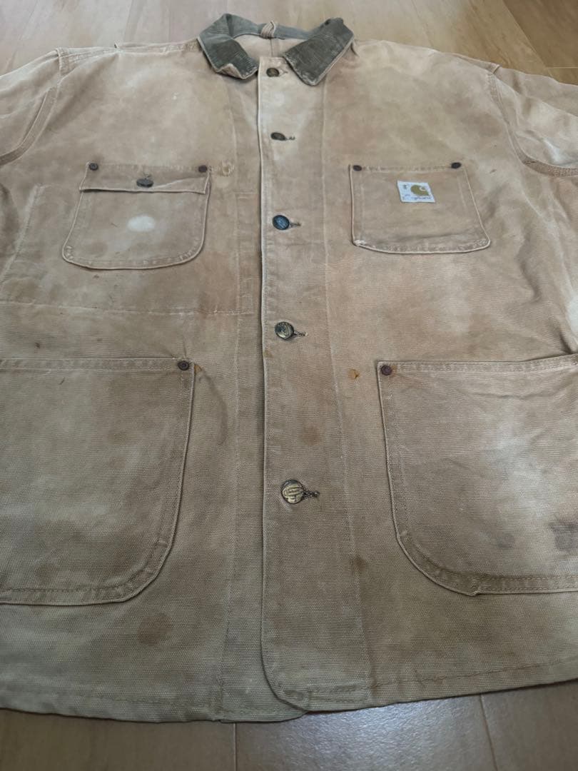 Carhartt 60s USA製 カバーオール ダック地 キャンバス地