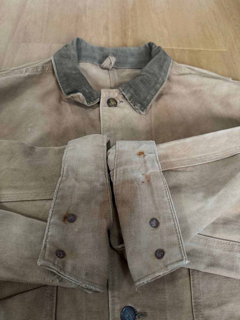 Carhartt 60s USA製 カバーオール ダック地 キャンバス地