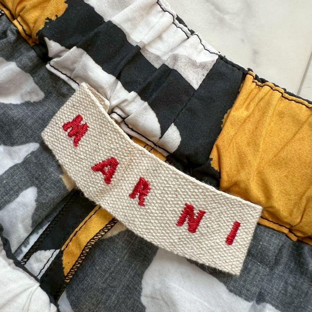MARNI マルニ デイジーフラワー ギャザースカート コットン 36