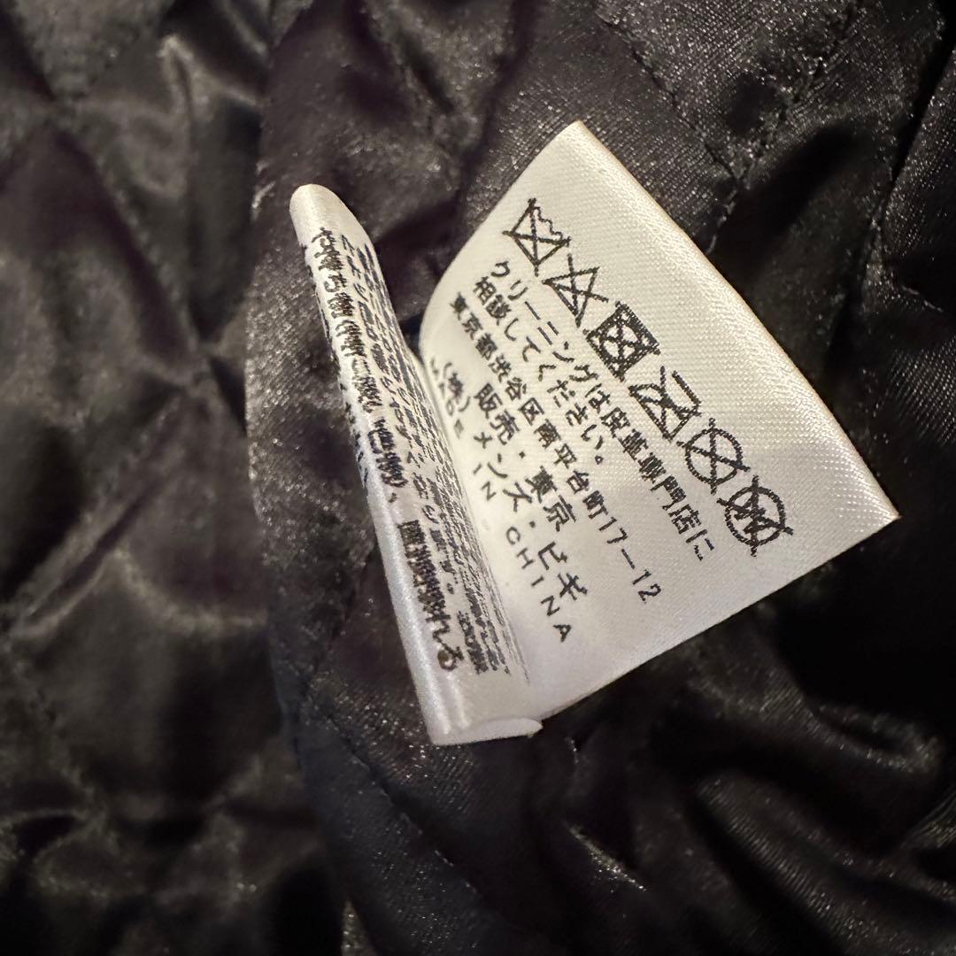 100着限定　メンズビギ　スタジャン　メンズ　サイズ3 袖レザー　復刻　ワッペン