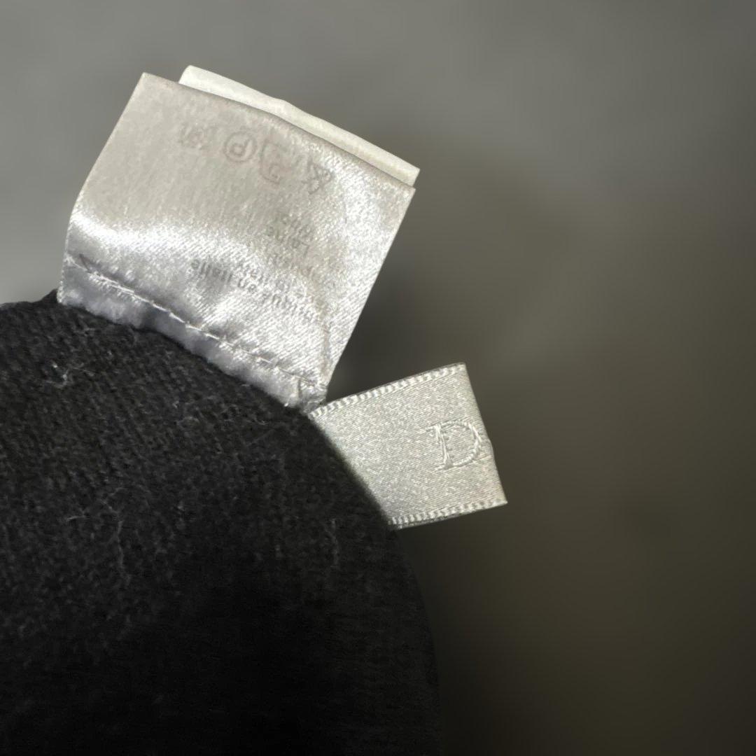 黒いスパイダー刺繍ニット帽