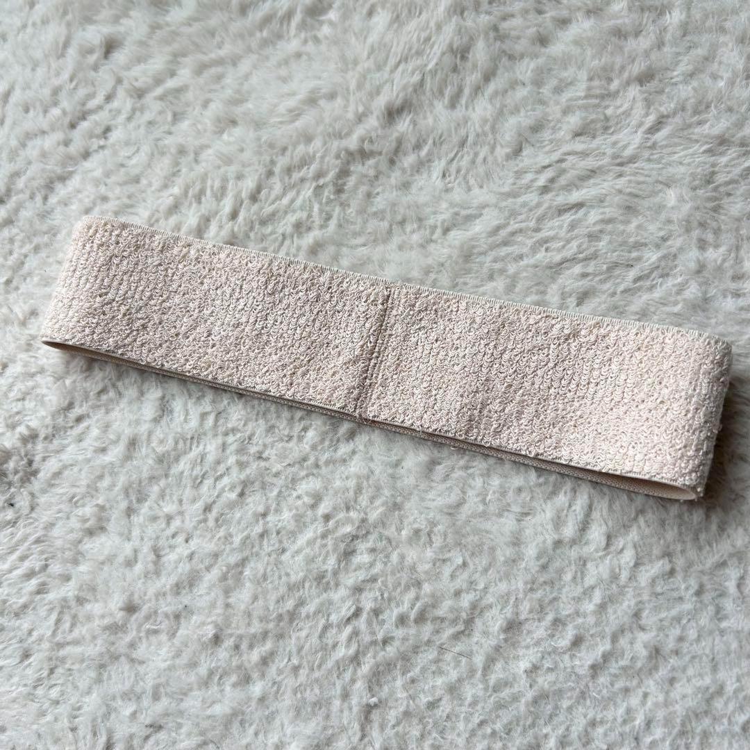 【美品】グッチ エラスティック ヘアバンド ロゴ アイボリー ユニセックス 現行