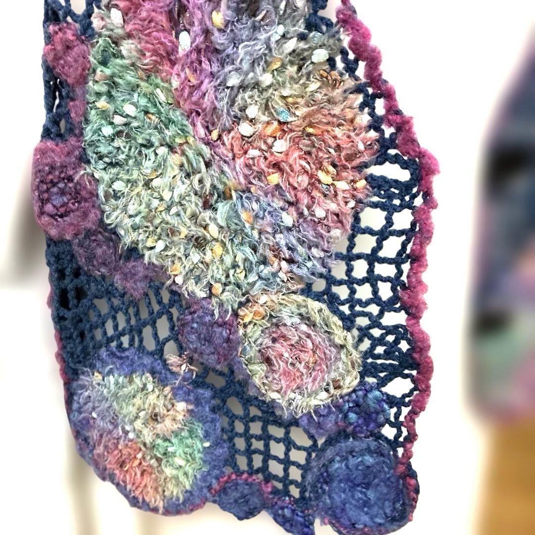 M＆kyoko 多色花柄モチーフニットベスト（美品）