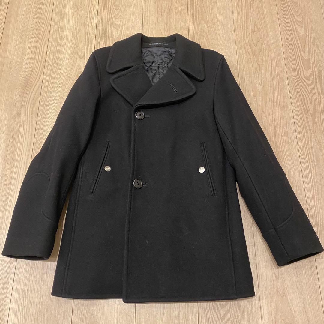 【美品】CELT&COBRAケルト&コブラ Pコート ブラック XS