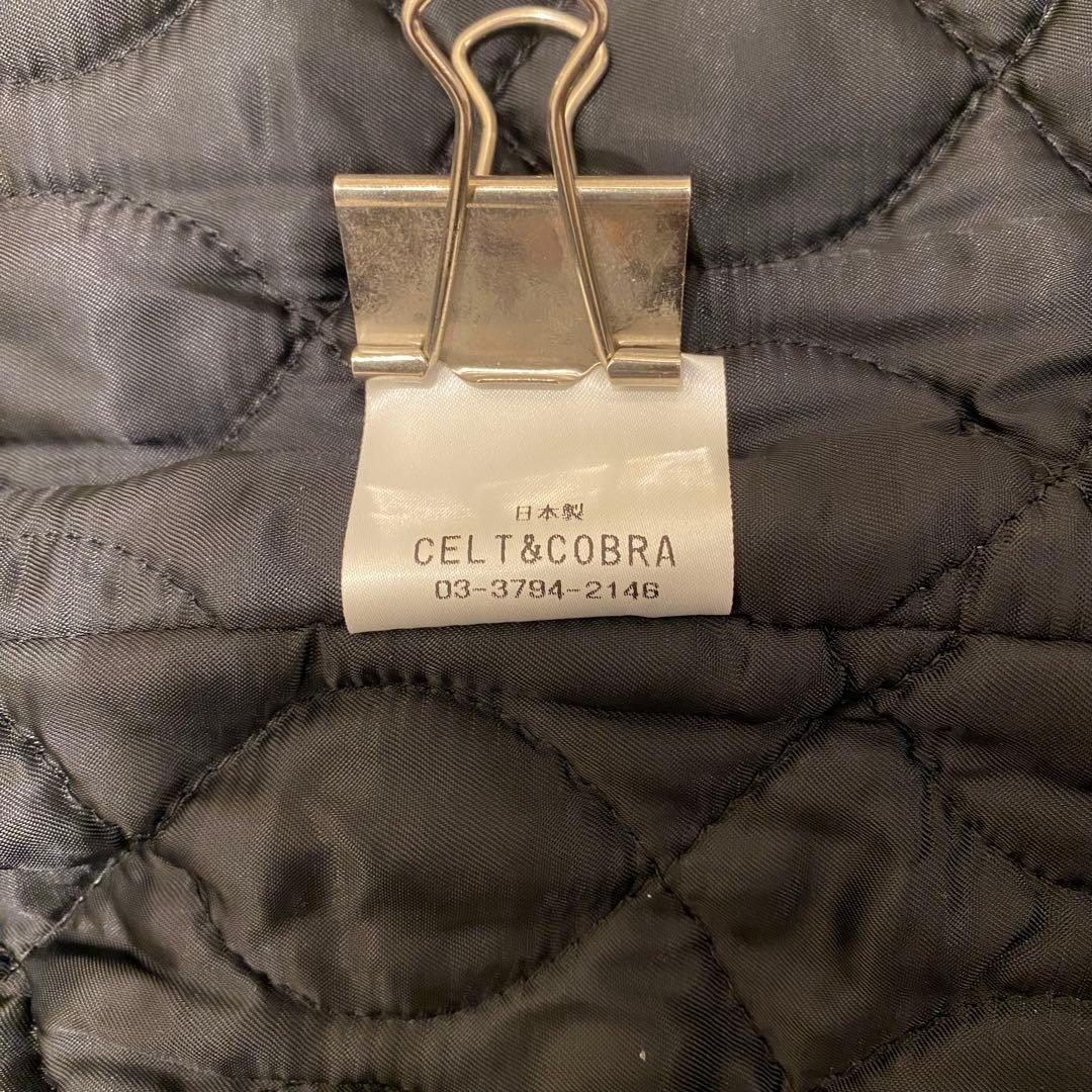 【美品】CELT&COBRAケルト&コブラ Pコート ブラック XS