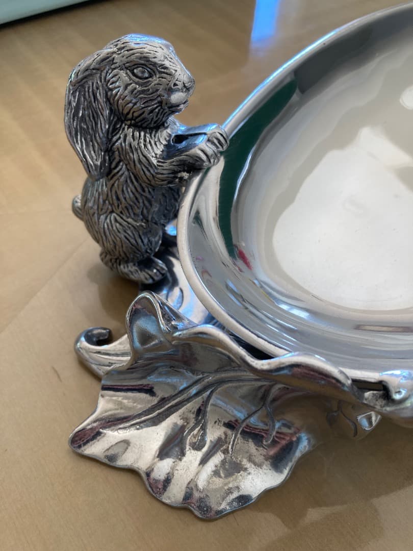 在庫１点　日本未入荷　トレイ　シルバー　インテリア