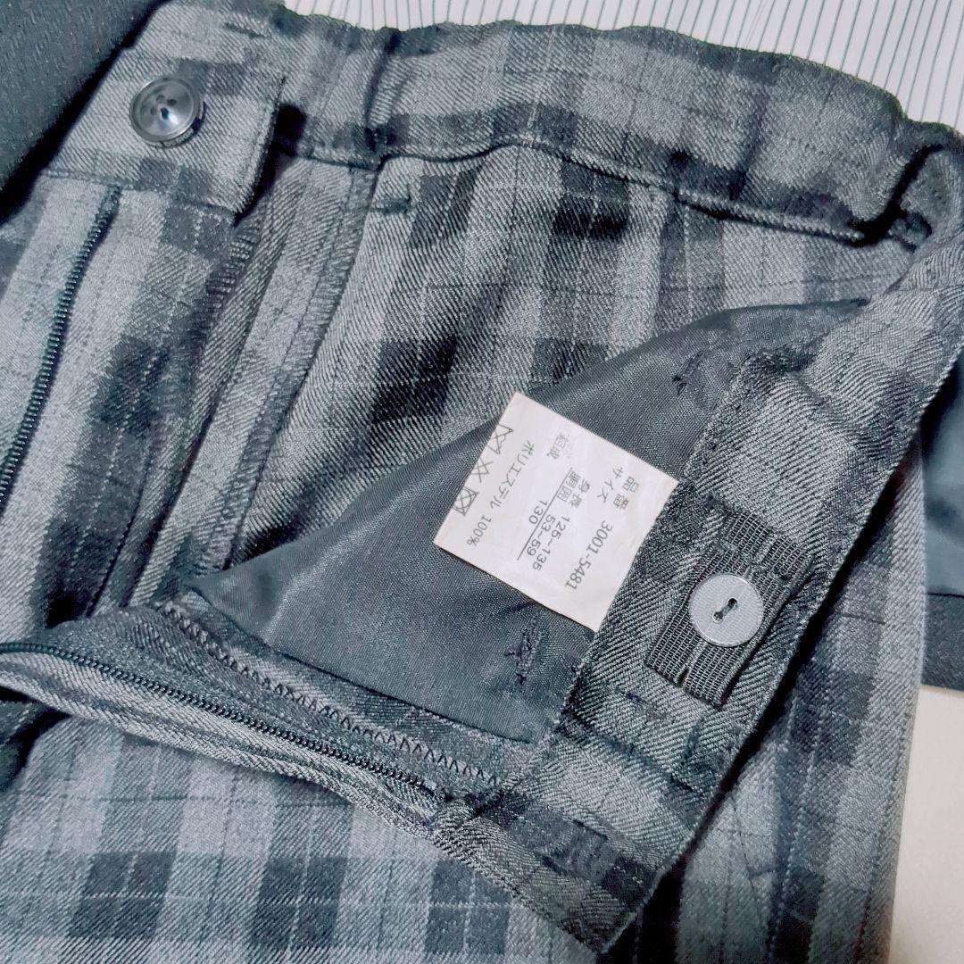 タグ付新品★ワルツバイビームスデザイン　3つ釦スーツ6点セット　130　ブラック