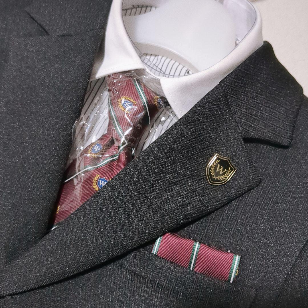 タグ付新品★ワルツバイビームスデザイン　3つ釦スーツ6点セット　130　ブラック