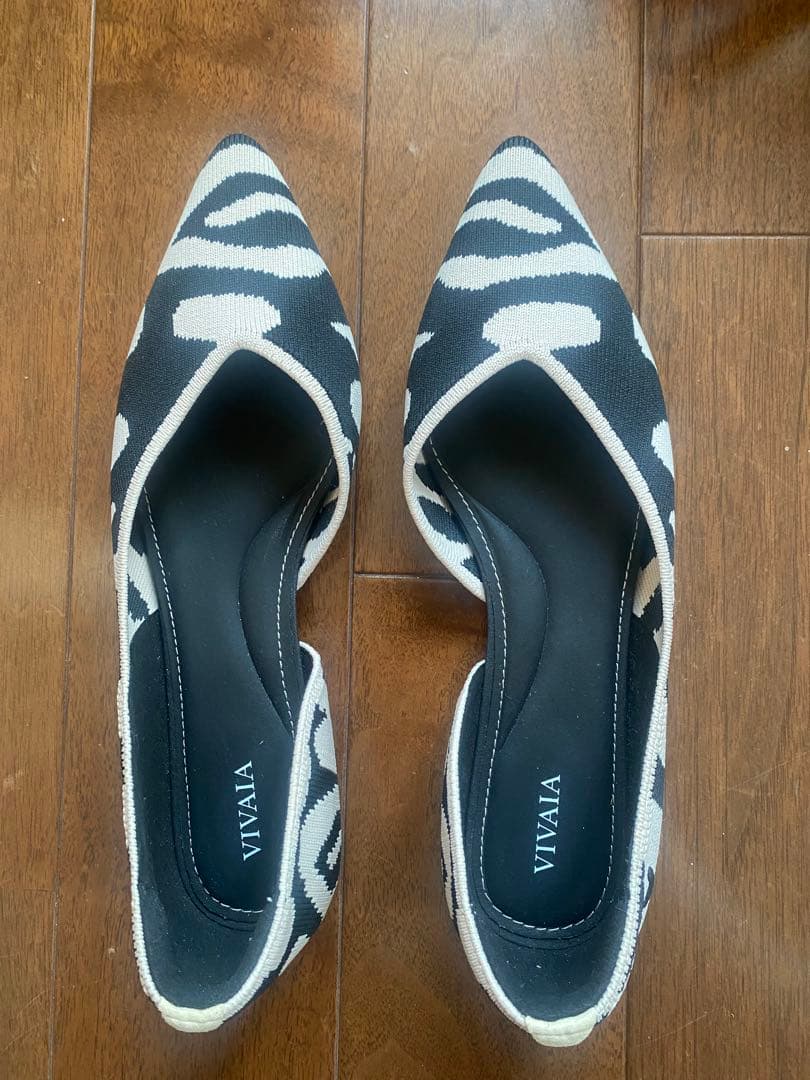 VIVAIA アニマルプリント フラットシューズ